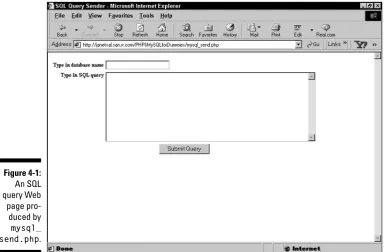 Figure 4-1: An SQL 