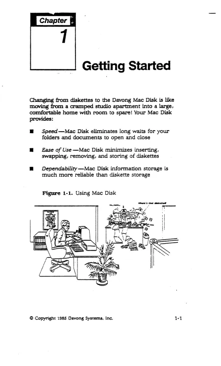 Figure 1-1. Using Mac Disk 