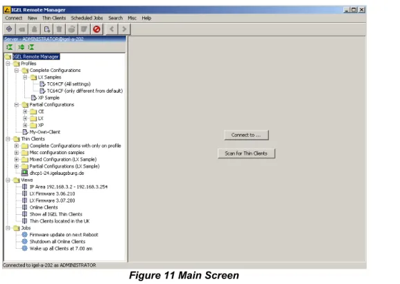 Figure 11 Main Screen
