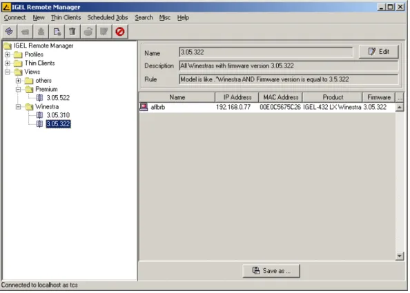 Figure 46 The View  Panel
