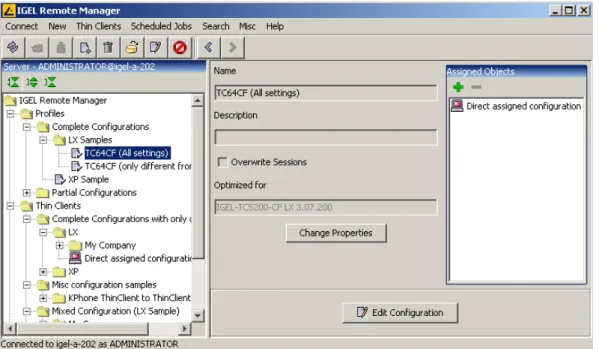 Figure 53 The Profile Panel