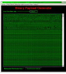 Figure 14.  Choose “Generate” button. Pre-formatted SQL  injection string—send on its way and wait for the magic!