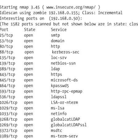 Figure 4-11 shows the vscan utility in use, along with its options and functionality.