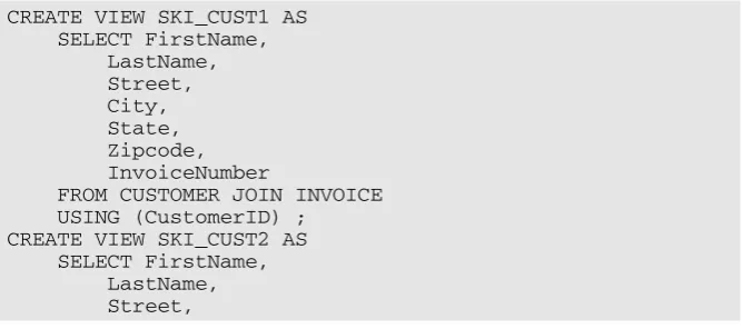 table by the common ProductIDdatabase a relational database.