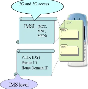 Figure 2: Key NGN identifiers 