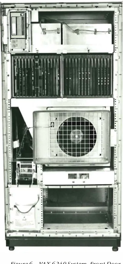 Figure 6 VAX 624 0 System, Front Door 