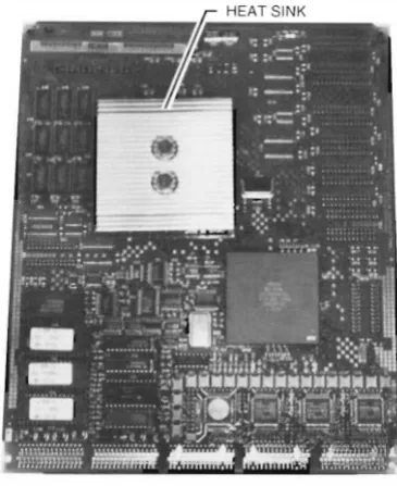 Figure I p rocessor and the NEXMI ASIC interface chip. The implement a VAX access memory (SRAM) devices, the bus interface, and the supporting logic necessary to module also holds the backup cache static random­showing the major subsections