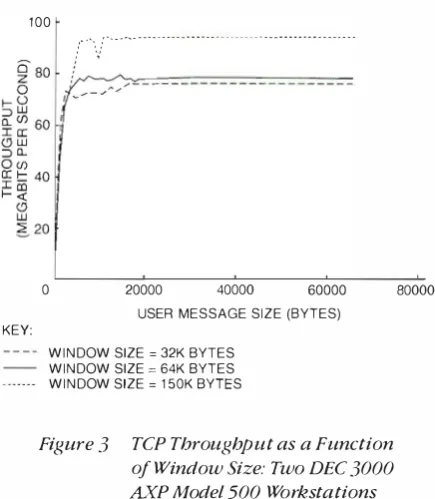 Figure 3 TCP Throughput as a Function 