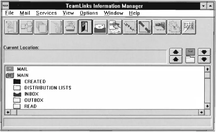 Figure 7 Team Links for Windows Information Manager 
