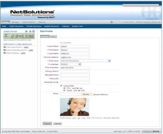 Figure 8: Edit Profile 