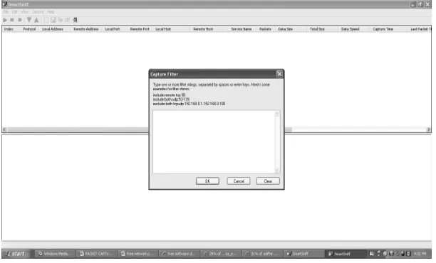 Figure 6. Capture filter 