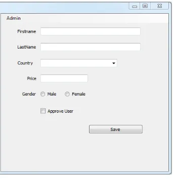Figure 7. User Customized Application 