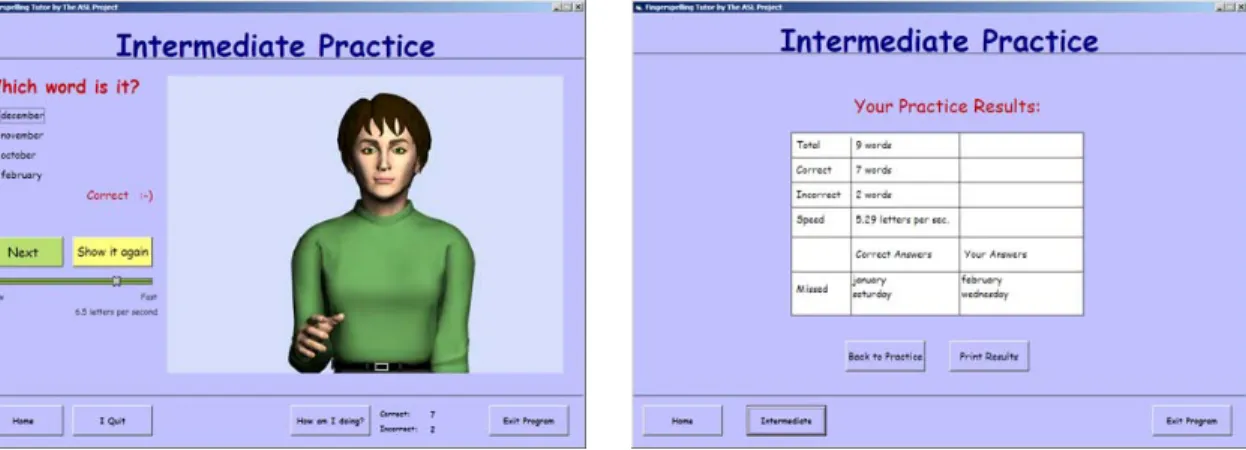 Figure 7: "How am I doing" display 