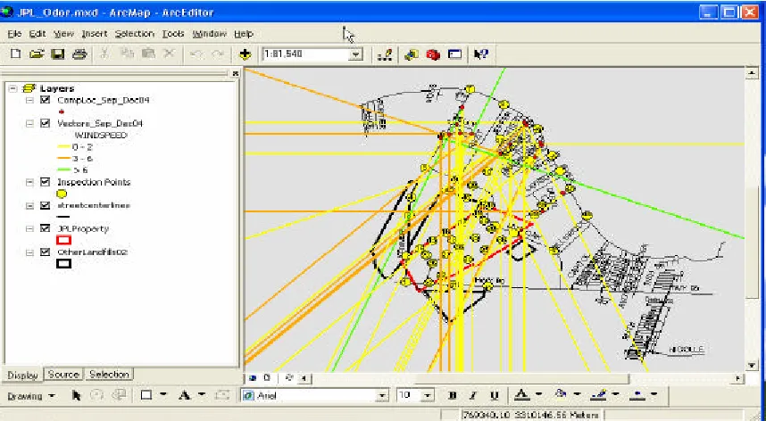 Figure 2.3 Complainants Map from September to December 2004. 