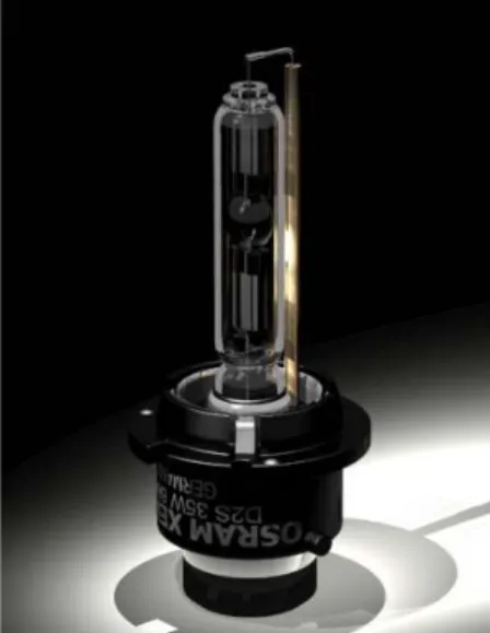 Fig. 10:  Rendering of the D2S automotive arc lamp used within this study. 