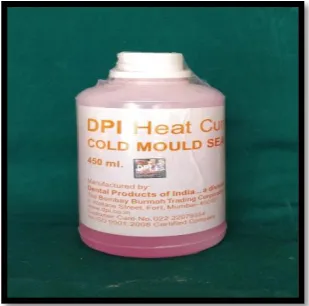 Fig 2 : PLASTER OF PARIS      