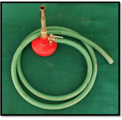 Fig 13 : BUNSEN BURNER 