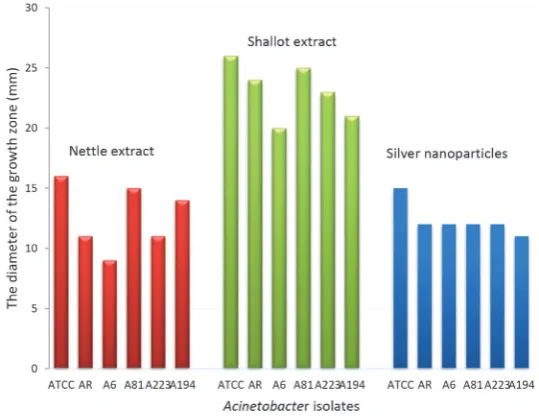 Figure 4. The Results of Evaluating the Antibacterial Effect Using the Well-Established Methods.
