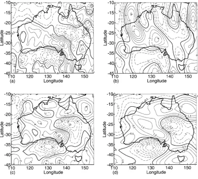 Fig. 11. (a) Ørsted scalar anomaly ﬁeld at 7130 km when core ﬁeld removed by along-track, high-pass ﬁltering
