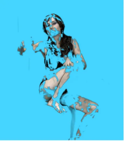 Figure 2 – Video still, Squirting RGB216x (2011)