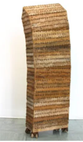 Figure 4: Stitch House, 2007. 56"x16"x8". 