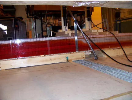 Figure 5.18 Traveling Internal Hydraulic Jump of Density Current 