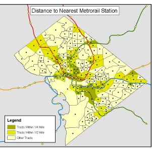 Figure 1: Output of GIS Analysis 