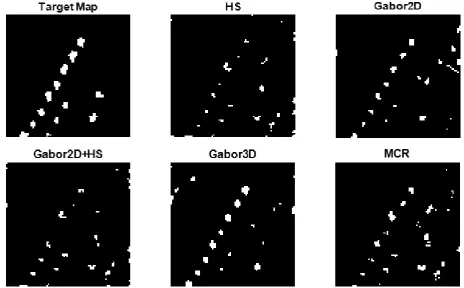 Fig. 6. Binary detection maps of different anomaly detectors