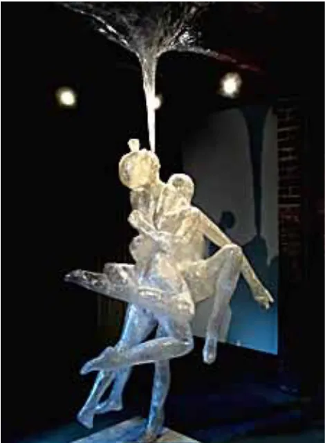 Figure 11 .  Dialectic Within, 2009, packing tape and Saran wrap, dimensions variable 
