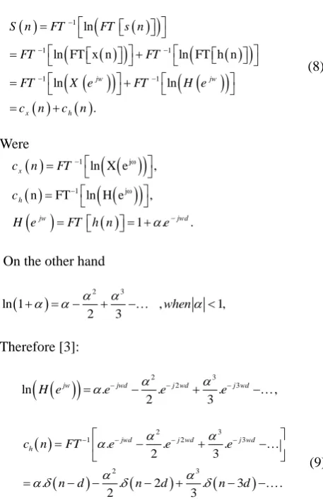 Fig. 1. System displaying autocorrelation coefficient of cepstral.  [3] 
