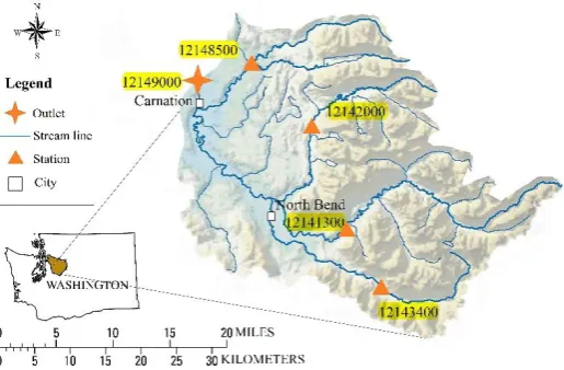Fig. 1. The Snoqualmie watershed. 