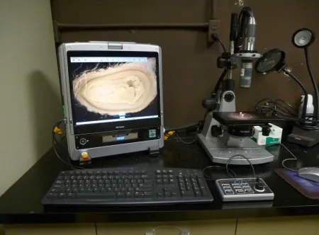 Figure 1. Keyence digital microscope for fresh tissue imaging.