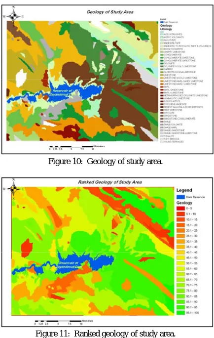 Figure 10:  Geology of study area.  