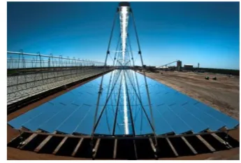Figure 6. A PTC-based solar thermal power plant in the U.S. [9].  