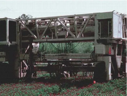 Figure 1. Wide-Frame Tractive Vehicle used at the USDA-ARS National Soil Dynamics Laboratory to study theeffects of traffic-free zones on soil compaction.