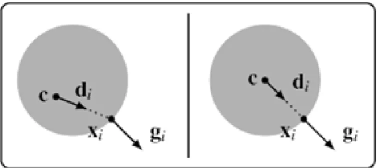 Figure 2. Graphical representation of pupil and iris localization algorithm