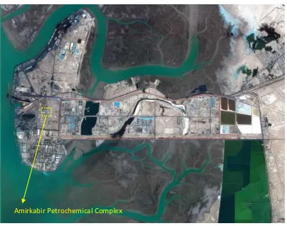 Figure 1 shows the position of APC at Mahshahr port among the other petrochemical complexes