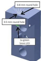 Fig. 4.  Calibration coordinate system fixed in robot working space