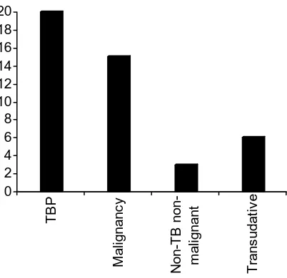Figure 1. Distribution of patients in 4 categories 