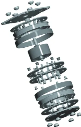 Fig. 2.  Exploded view of the motor