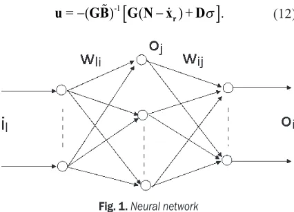 Fig. 1. Neural network