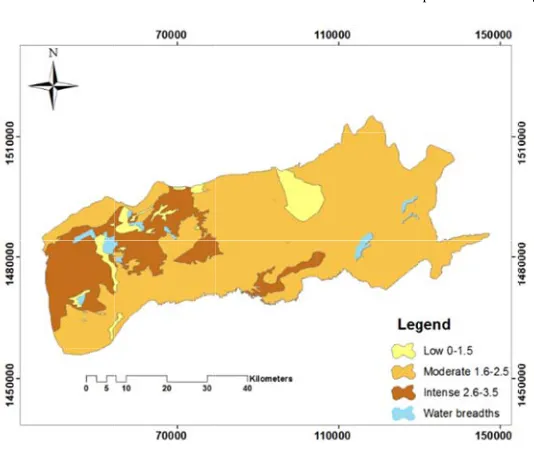 Fig. 13. Deserrtification sensitiv