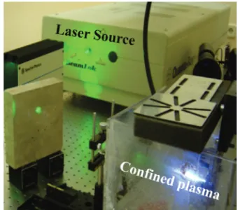 Fig. 2. Presentation of LSP experimental setup
