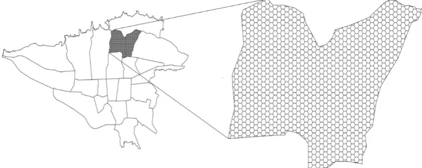 Fig. 8. Change in the control area in the city of Tehran 