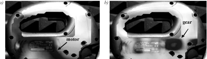 Fig. 16. Fundamental frequency (w) and higher harmonic imaging of a delamination in a “smart” structure