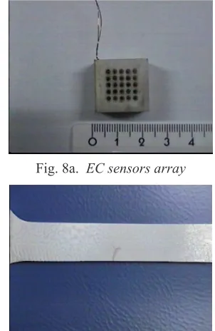Fig. 8a.  EC sensors array