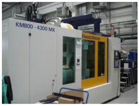 Fig. 7.  KM 800-CNC injection molding machine   