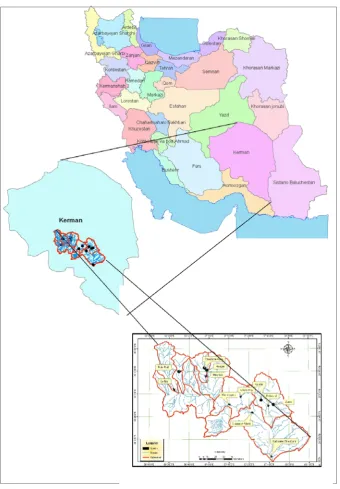 Fig. 1. Situation of the studied watershed 