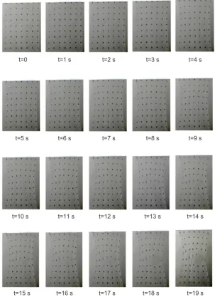 Fig. 7.  Sequence images of S15-3 sample during tensile testing.