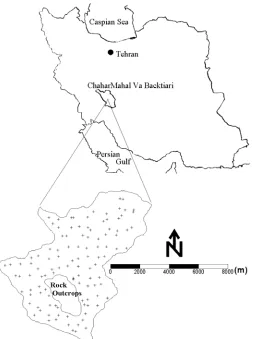 Fig. 1. Study area and sampling locations 